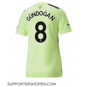 Manchester City Ilkay Gundogan #8 Tredje Matchtröja Dam 2022-23 Kortärmad